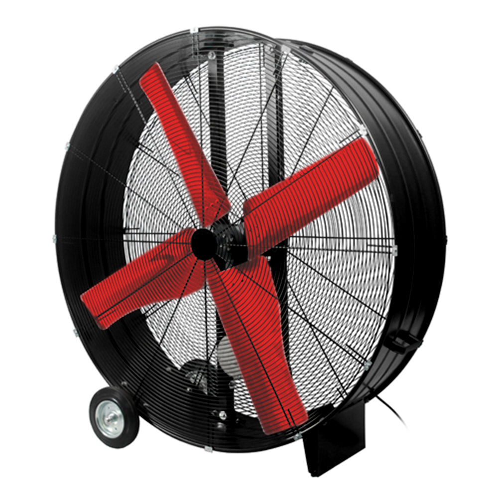 Powerbuilt 106cm High Capacity Belt-Drive Barrel Fan