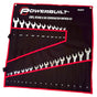 Powerbuilt 28pc Combination Ring and Open-End Spanner Set – mirror polished