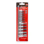 Powerbuilt 1/4in Dr 3/8in Dr 11pc Hex Bit Socket Set