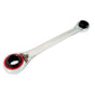 Powerbuilt 4-in-1 Metric Reversible Gear Spanner: 14mm x 17mm, 18mm x 19mm