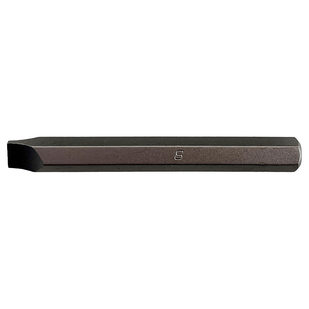 Powerbuilt 80mm x 5/16in 8mm Slotted Impact Bit Ex WBT0436