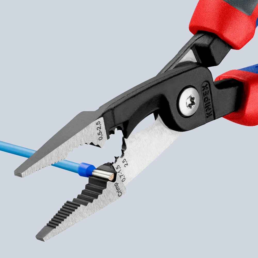 KNIPEX 6-in-1 Electrical Installation Pliers 200mm