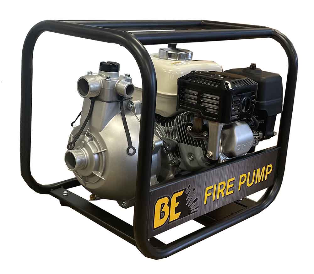 BE 1.5" Fire Fighting Pump, 330 L/min - Honda 6.5hp, Recoil | HP15651-HG
