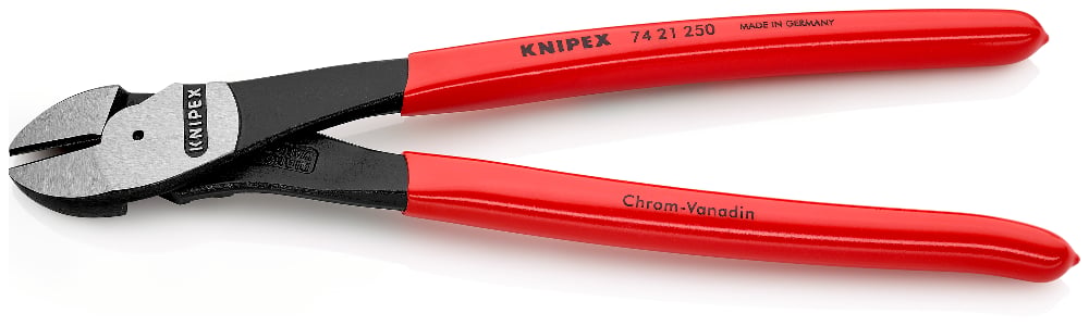 KNIPEX 250mm Angled Hi.Leverage Diag.Cutter