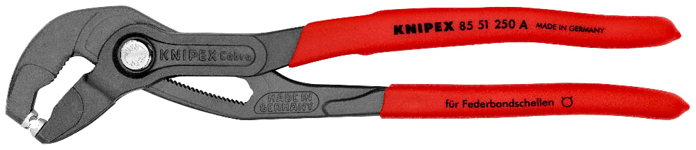 KNIPEX Pliers Hose Clamp 250mm Spring Plas Grip