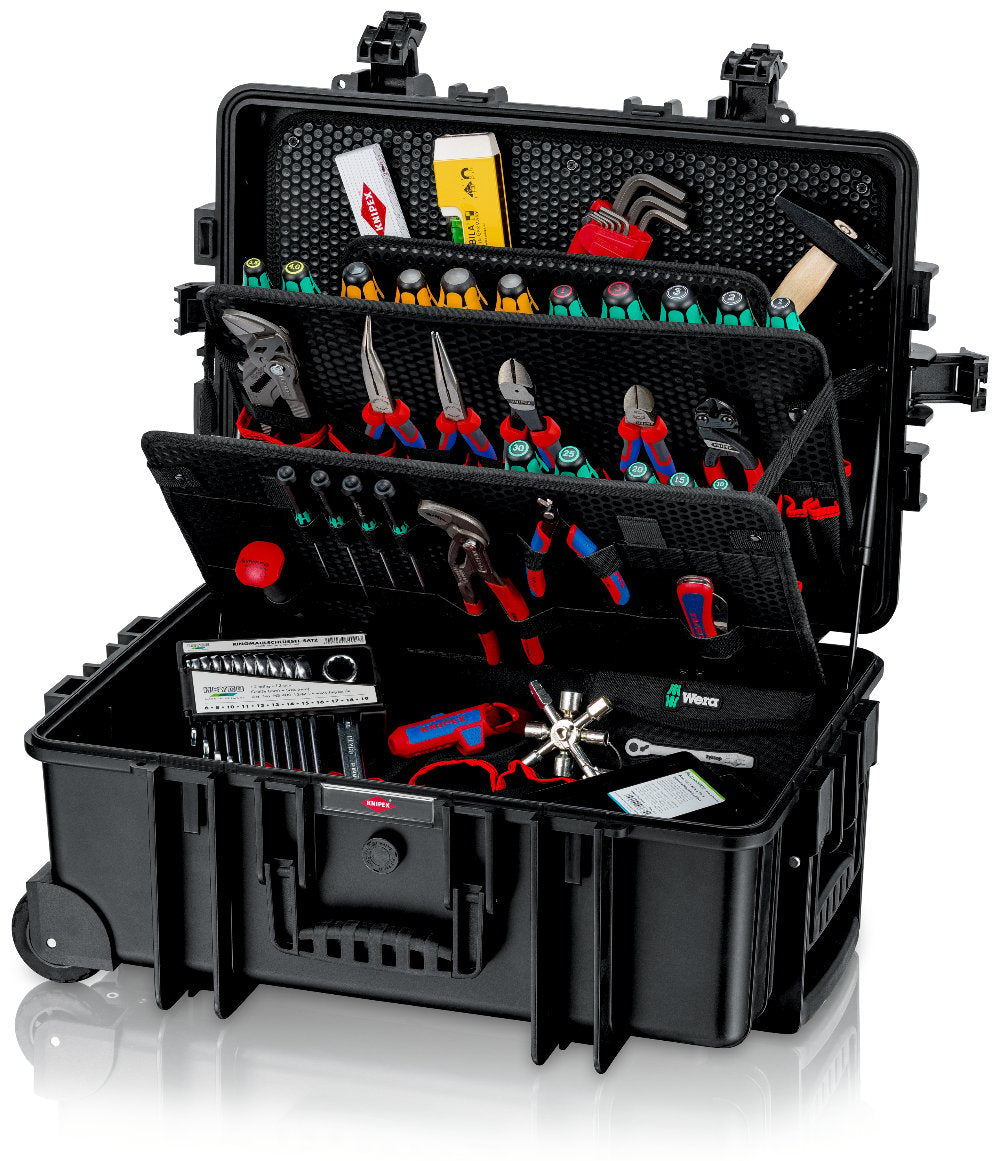 KNIPEX Tool Case Robust45 Move Mechanic 90Pc