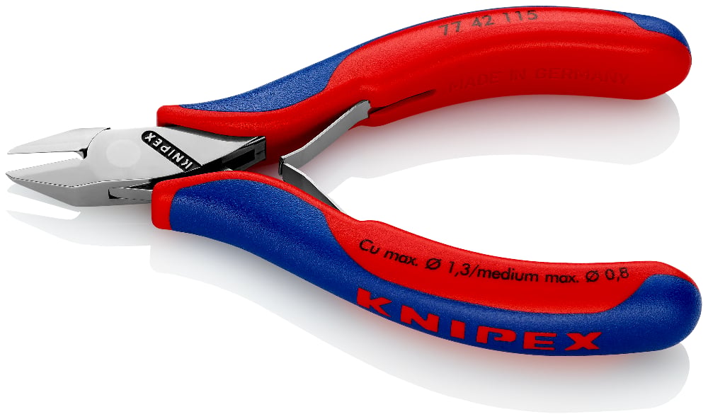KNIPEX Pliers Diag Cut 115mm Point Head Cush