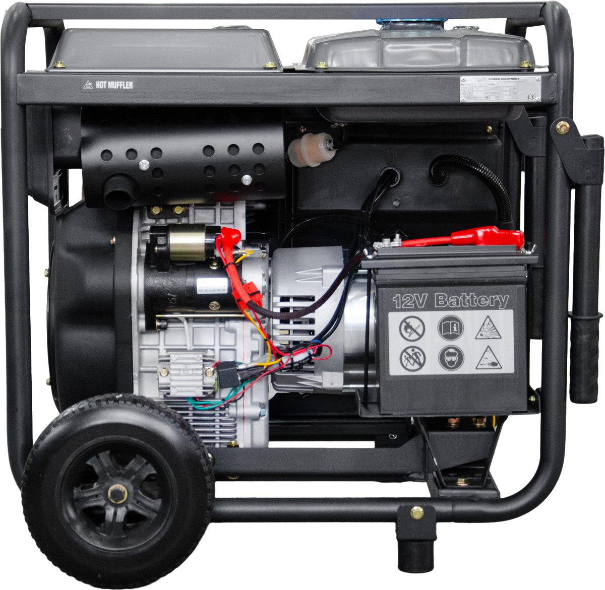 BE 10kVA Diesel Generator - Single Phase Open Frame with RCD | G10000D-ILET