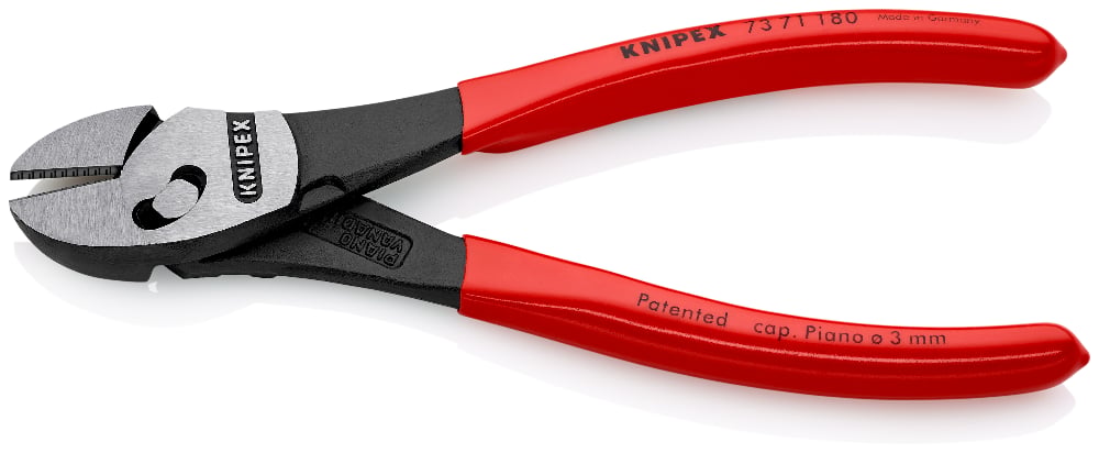 KNIPEX TwinForce Diagonal Cutting Pliers, 180mm
