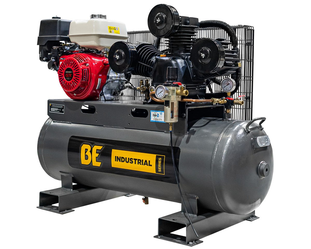 BE 160L Air Compressor - 13hp Petrol, Belt Drive | P16013-H