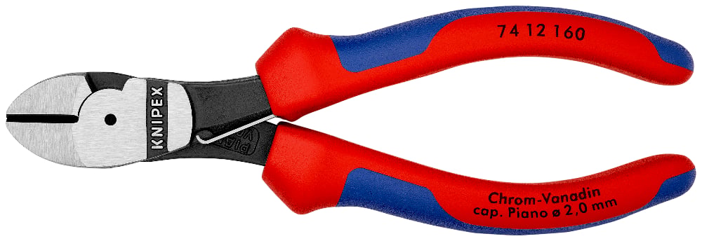 KNIPEX High Leverage Diagonal Cutting Pliers, 160mm