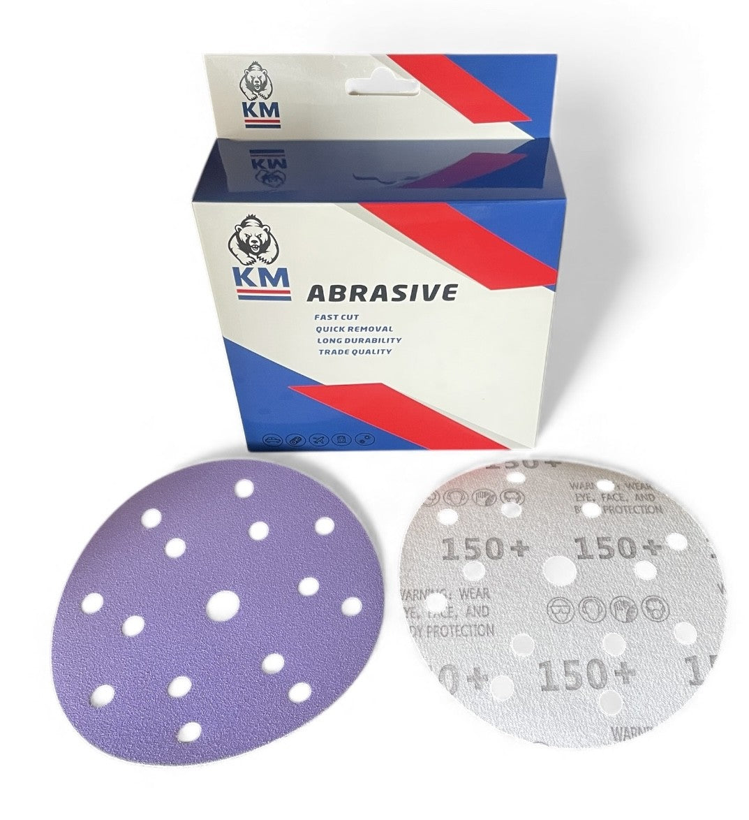 12 Pack - 150MM P150 CERAMIC DISC