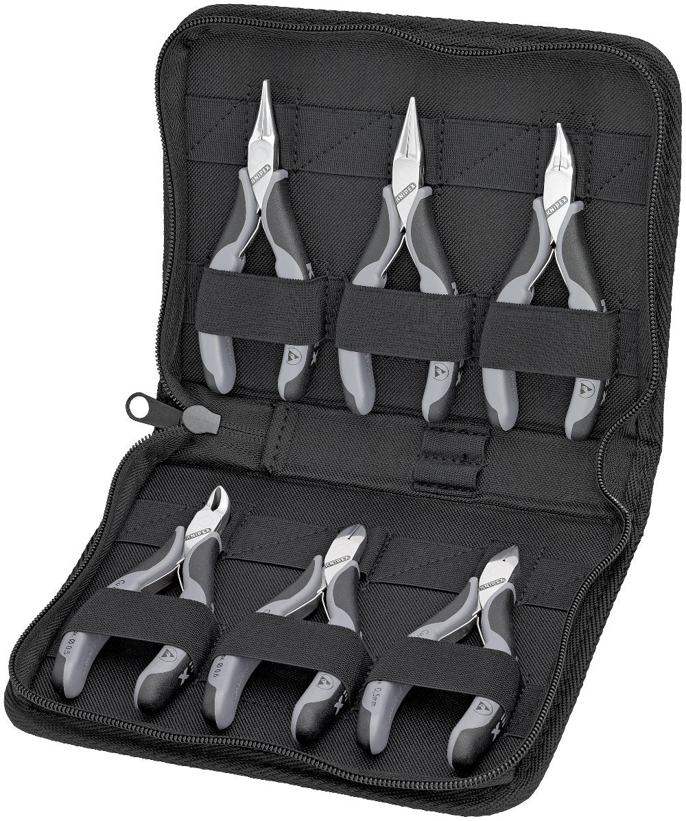 KNIPEX Electronic Pliers Set 6pc ESD