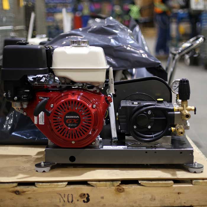 BE 3,000 PSI Petrol Pressure Washer - Honda, Interpump, 21 L/min | BAR3013PC-HB