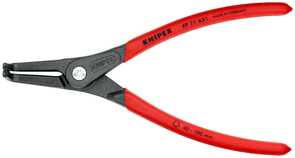KNIPEX Pliers Circlip 40-100mm Ext Bent Bolt 210mm