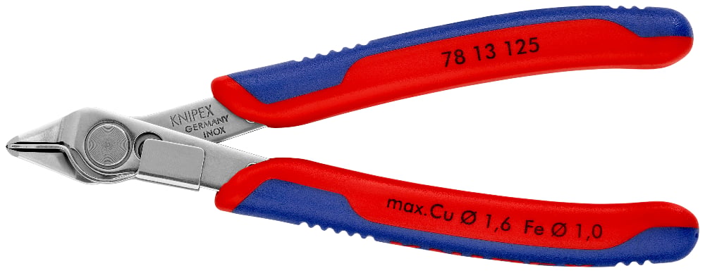KNIPEX Electronic Super Knips 125mm S/S with Wire Catcher