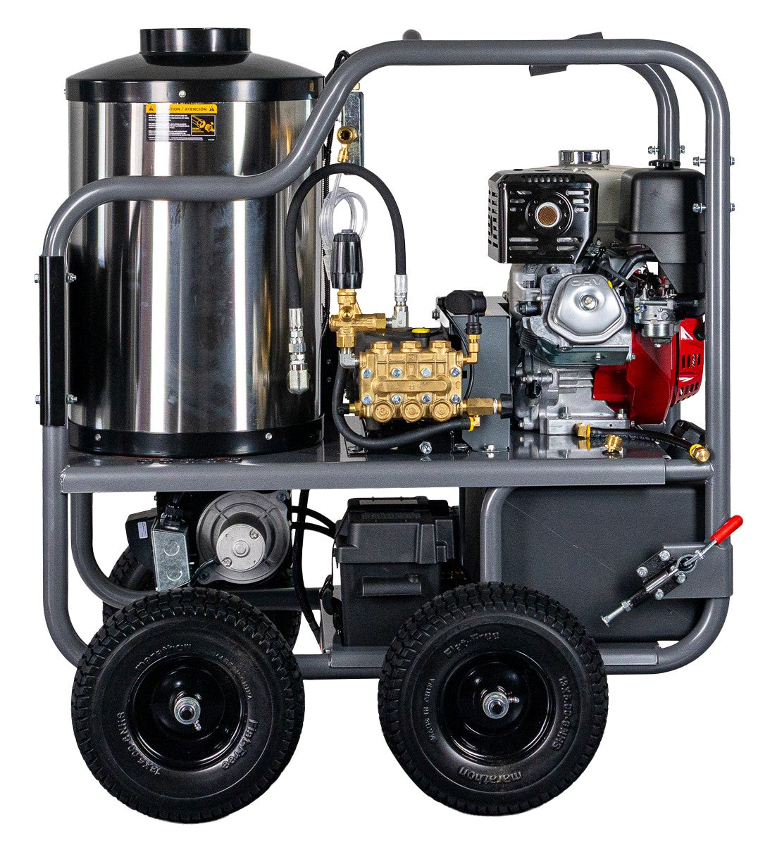 BE 4,000 PSI Hot Water Petrol Pressure Washer - Honda GX390 | HOT4013P-HE