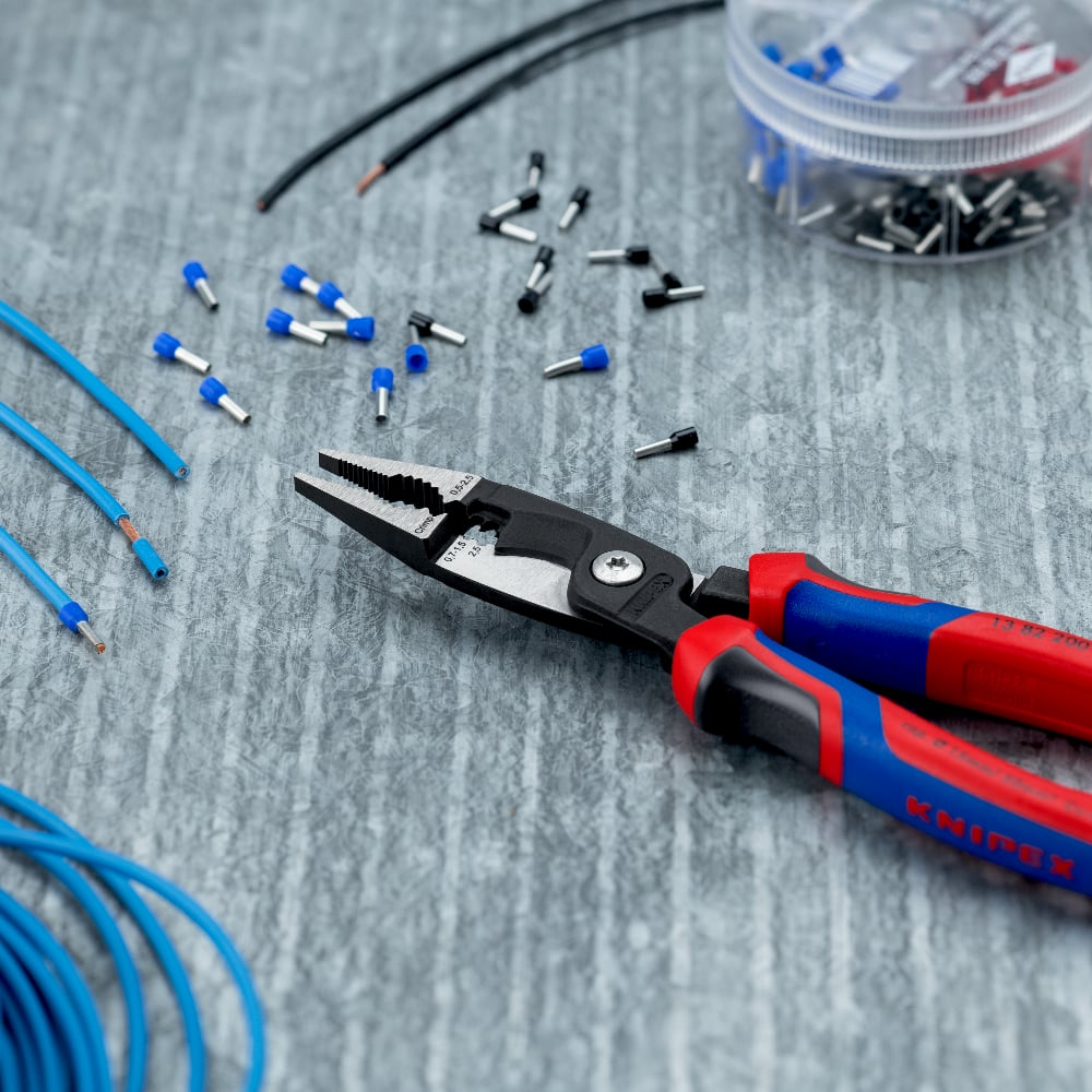 KNIPEX 6-in-1 Electrical Installation Pliers 200mm