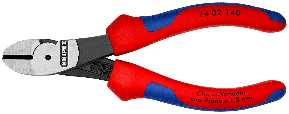 KNIPEX High Leverage Diagonal Cutting Pliers, 140mm