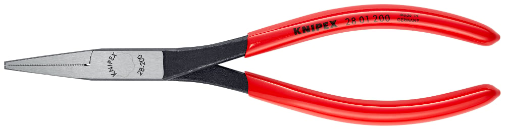 KNIPEX Pliers Long Reach Needle Nose, Plastic Coated, 200mm