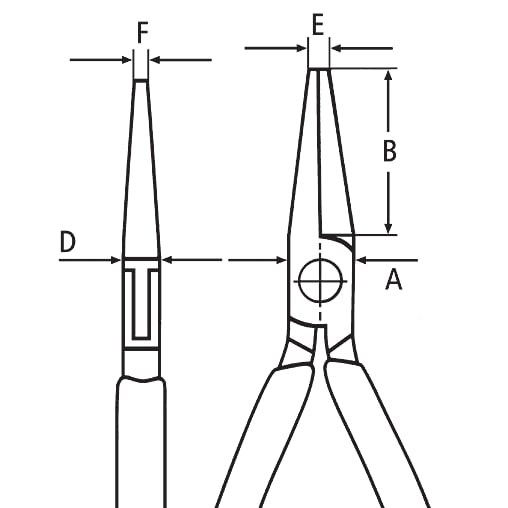 KNIPEX Electronics Long Nose Pliers 115mm