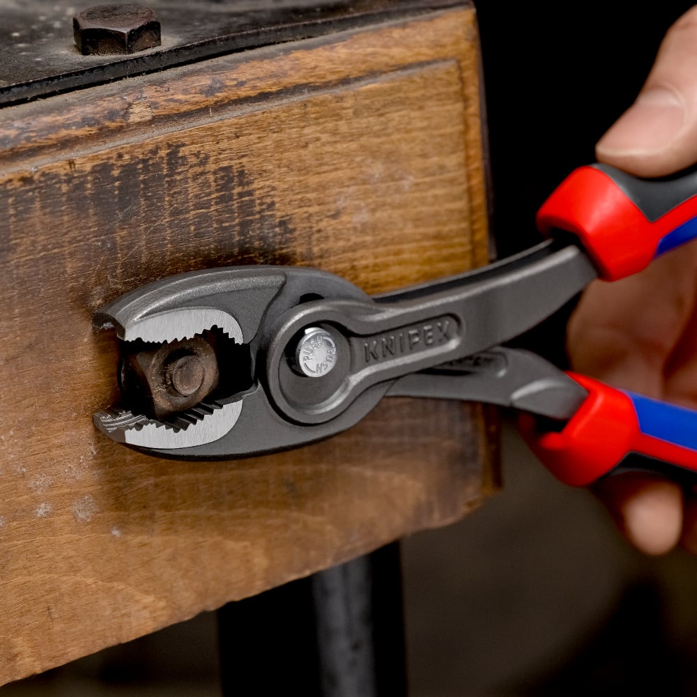 KNIPEX Pliers, TwinGrip Slip Joint, 200mm - Cushion grip