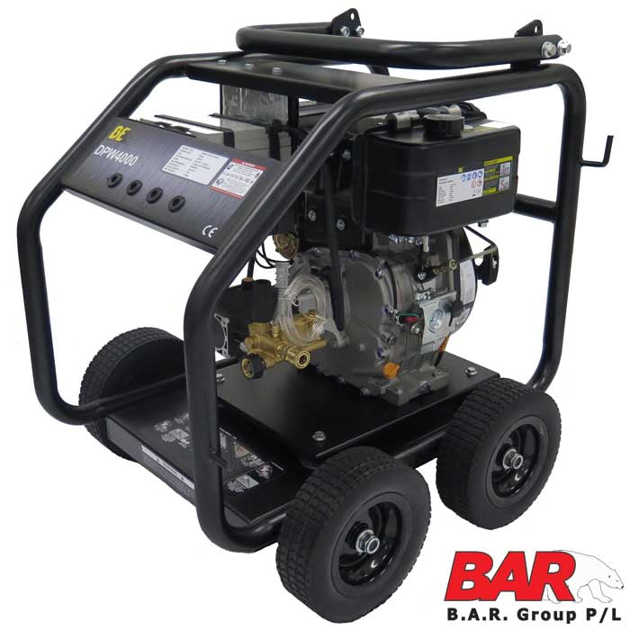BE 3,500 PSI Diesel Pressure Washer - Powerease, 15 L/min | BAR3510-REJD