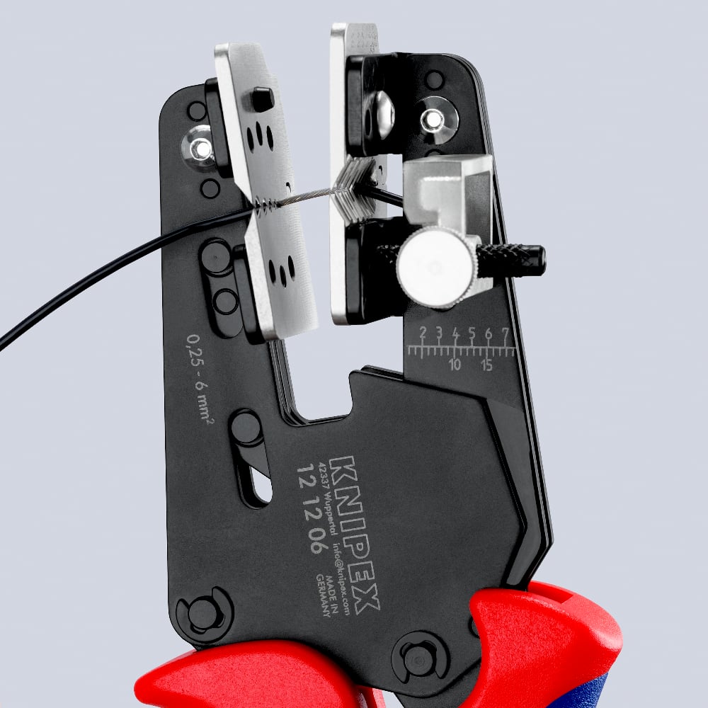 KNIPEX Precision Insulation Stripper (0.14 - 6.0mm2)