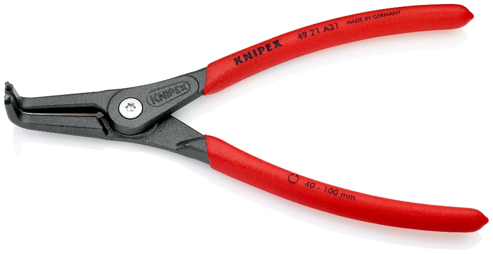 KNIPEX Pliers Circlip 40-100mm Ext Bent Bolt 210mm