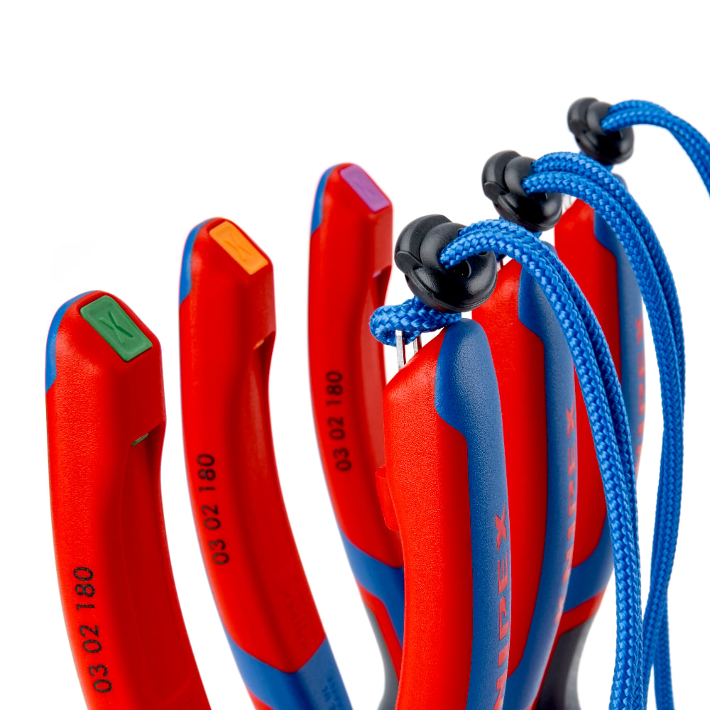 KNIPEX Pliers, Combination, Cushion Grip, 180mm