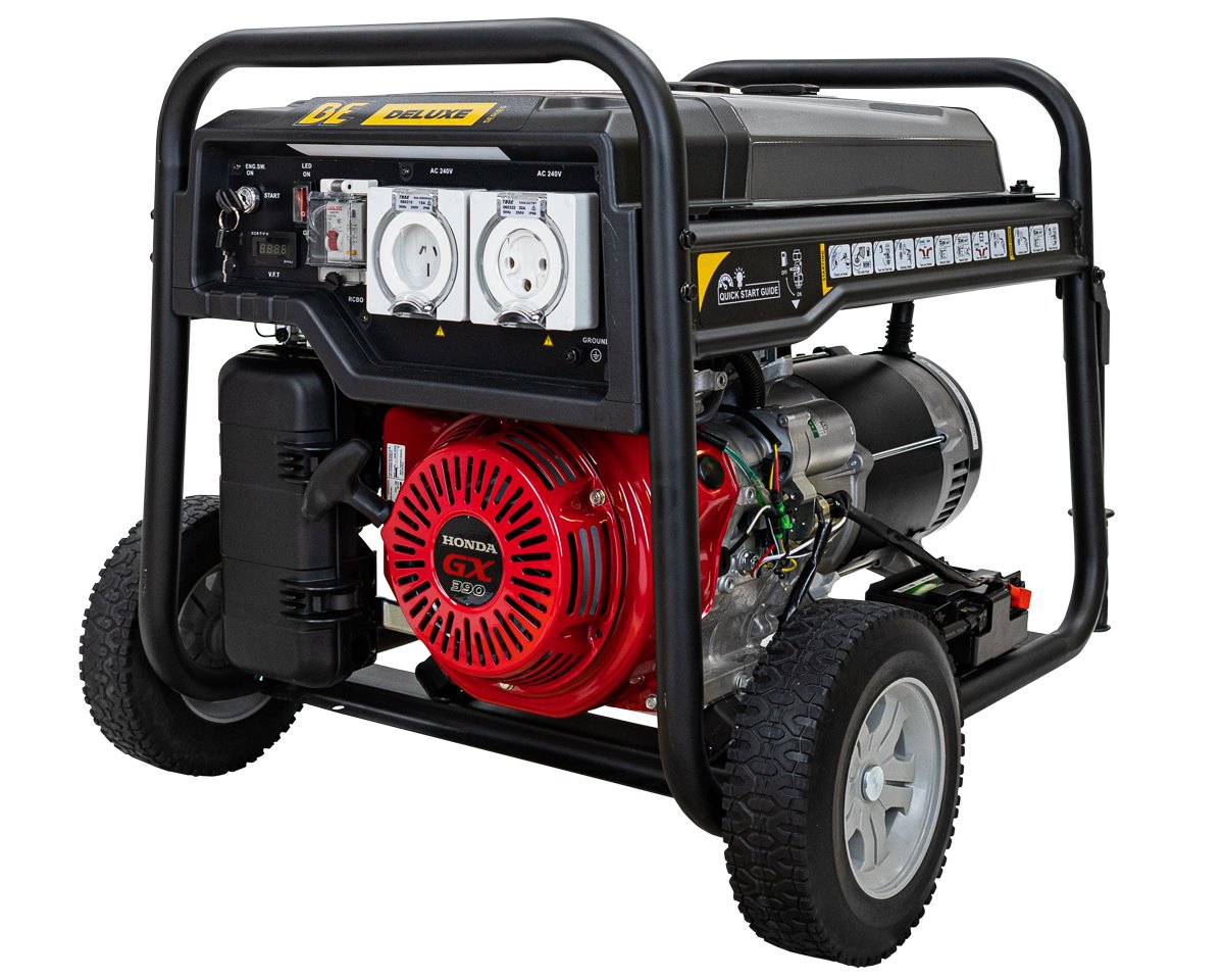 BE 6,000W Petrol Generator - Deluxe | G8000-HELT