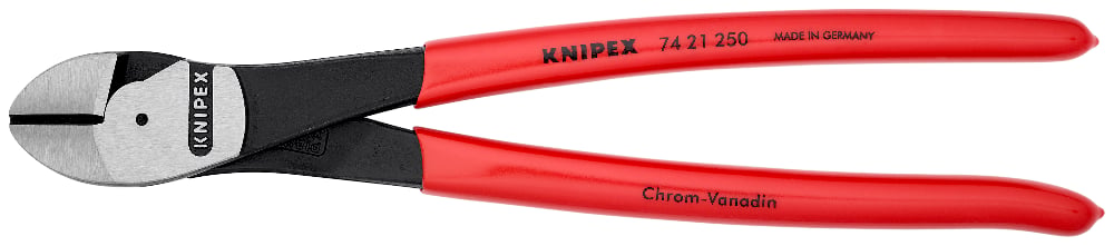 KNIPEX 250mm Angled Hi.Leverage Diag.Cutter