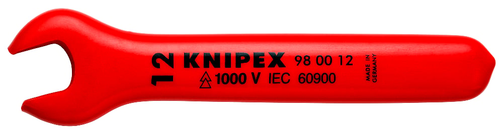 KNIPEX Open End Wrench 12mm 1000V VDE