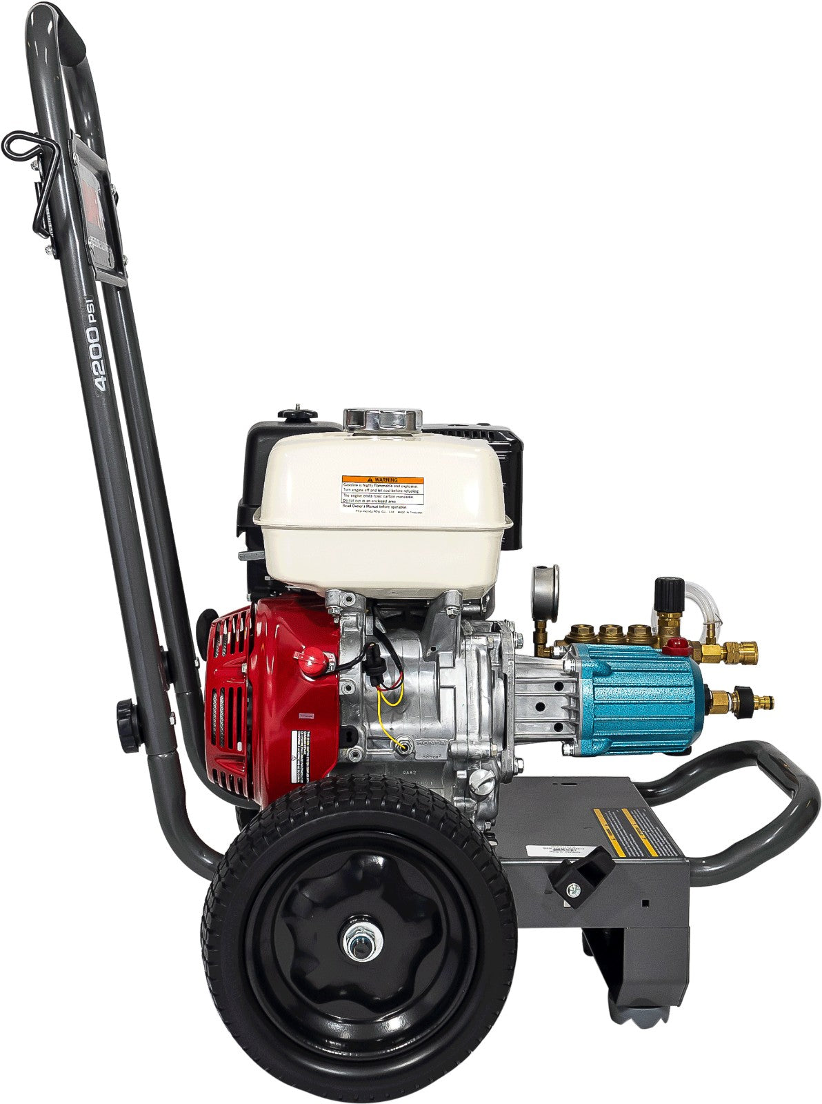 BE 4,200 PSI Petrol Pressure Washer - Honda GX390, Cat Pumps | BAR4213J-H