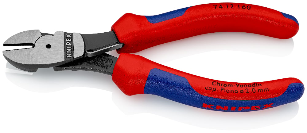 KNIPEX High Leverage Diagonal Cutting Pliers, 160mm