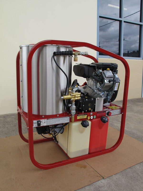 BE 3,000 PSI Hot Water Petrol Pressure Washer - Briggs Vanguard Twin | HOT3014P-VE