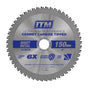 ITM 150mm Sheet Metal Cutting Blade Cermet CarbideTipped 52T