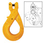 ITM G80 Clevis Self Locking Hook-10mm Chain