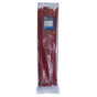 ISL 533 x 7.6mm UV Nylon Cable Tie - Red - 100pk