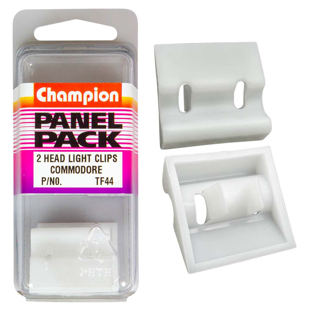 Champion Holden Commodore HD Light Clip White -2pk**