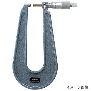 Mitutoyo Sheetmetal Micrometer 0-25mm x 0.01mm x 150mm Throat Depth-Mitutoyo-Tool Factory
