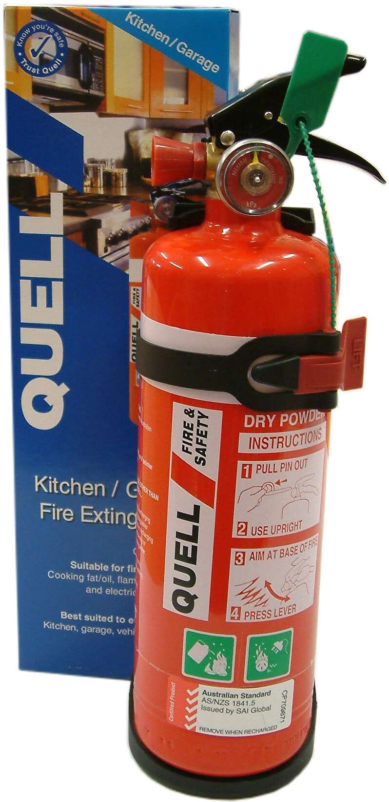 Quell Fire Extinguisher - Kitchen/Garage 1kg