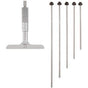 Mitutoyo Depth Micrometer 0-100mm x 100mm Base with 4 Rods-Mitutoyo-Tool Factory