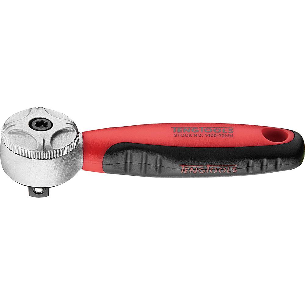 Teng 1/4In Dr. Mini Ratchet 72T | Socketry - 1/4 Inch Drive-Hand Tools-Tool Factory
