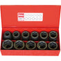 Koken 3/4" Dr Impact Socket Set - 11pc 3/4"-1.1/2" 6pt Impact Sockets-Sockets & Accessories-Tool Factory
