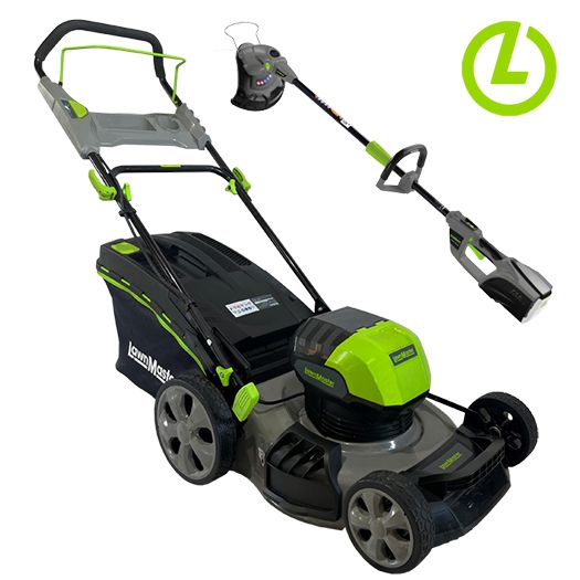 LawnMaster 40V 18" Lawnmower & Line Trimmer Pack Includes: 1x4ah Battery and 1x Charger / **Promotional Item