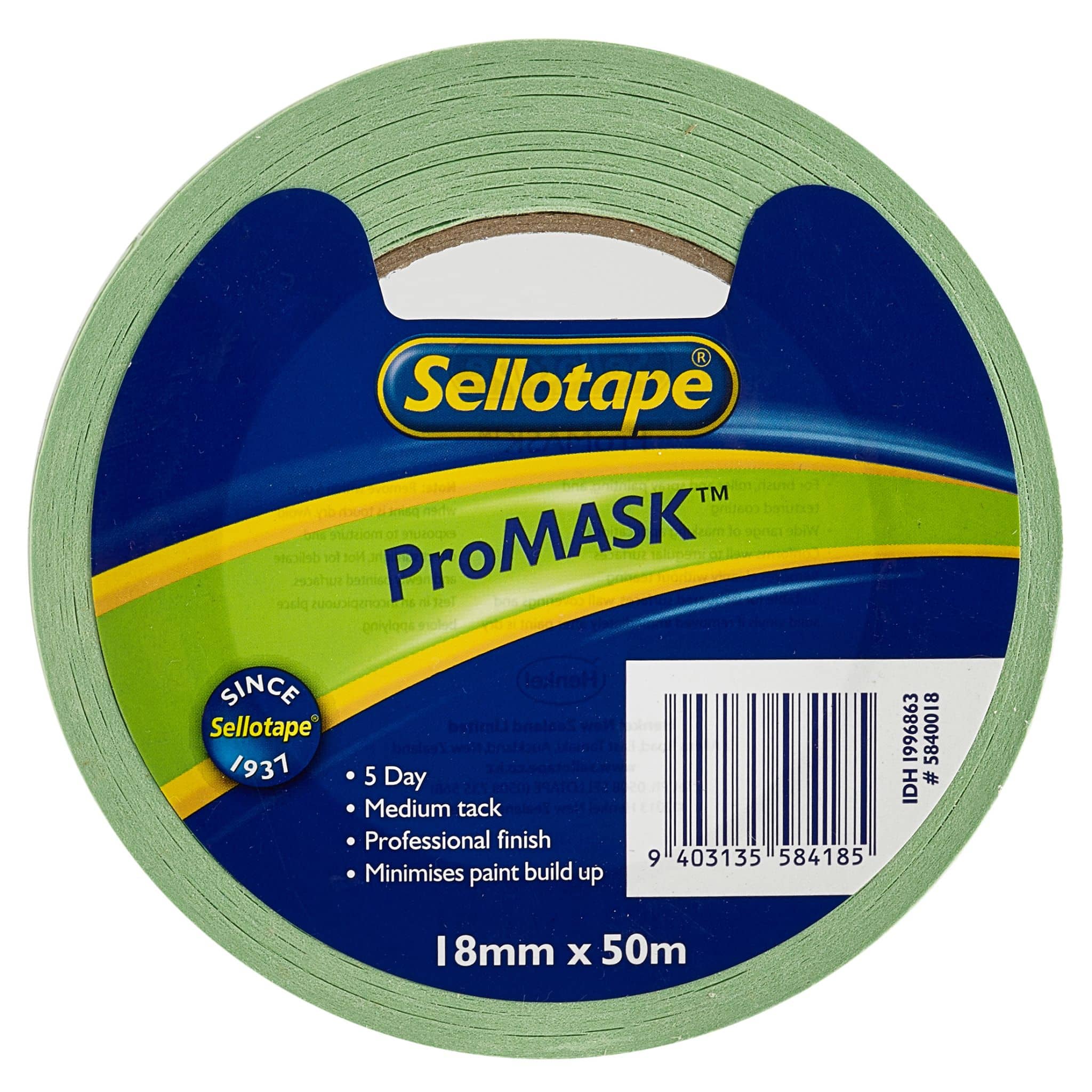 Sellotape 5840 ProMask 18mm x 50m
