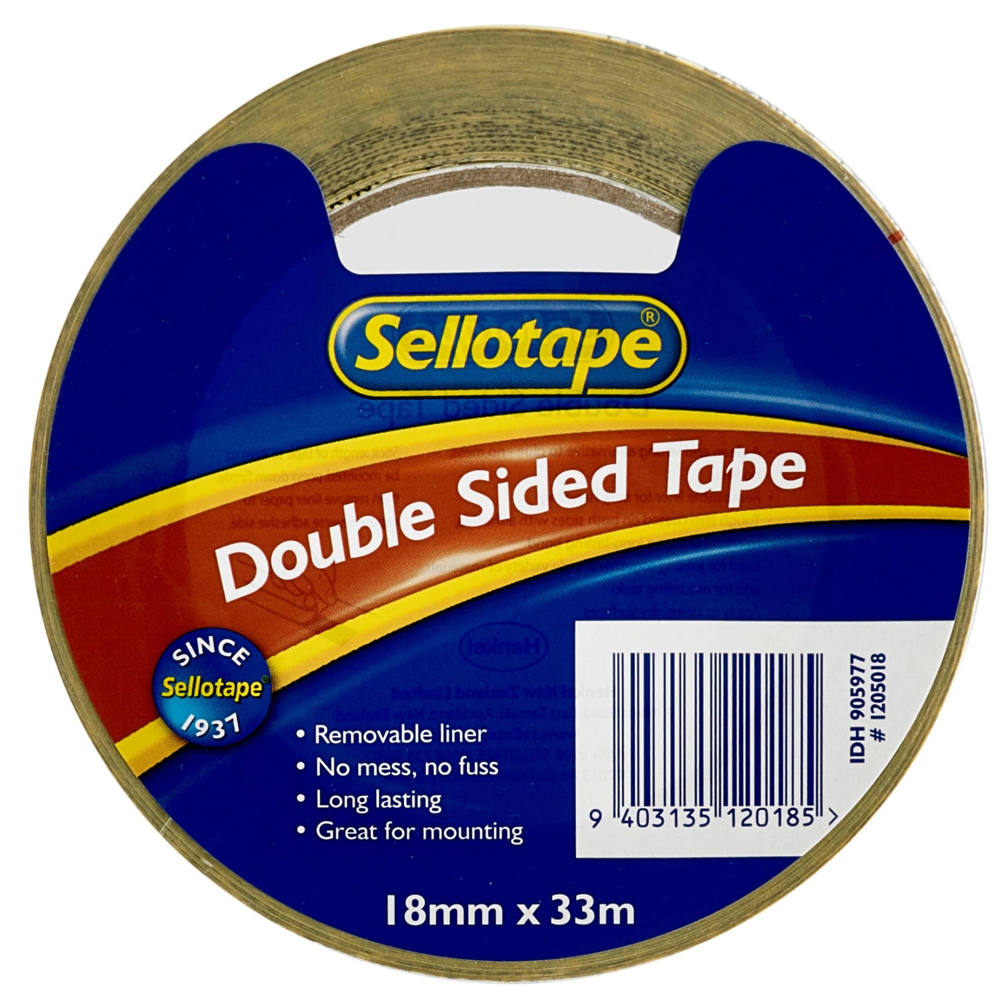 Sellotape 1205 Double-Sided Tape 18x33m
