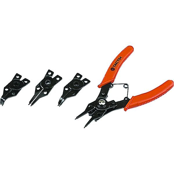 Tactix Pliers Circlip 4Pc Set | Pliers - Sets-Hand Tools-Tool Factory