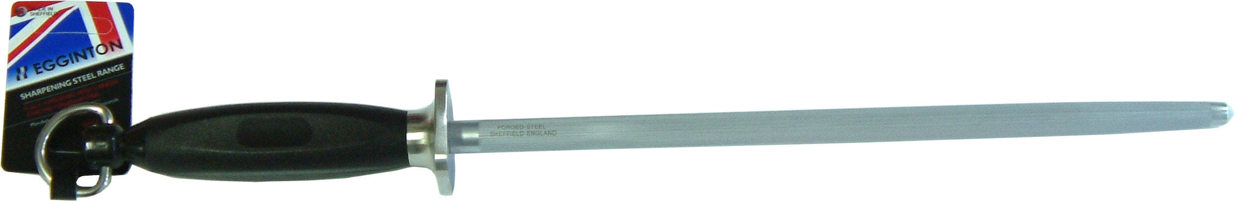 Egginton Sharpening Steel Plastic Handle Stainless Guard P203 #5 300mm